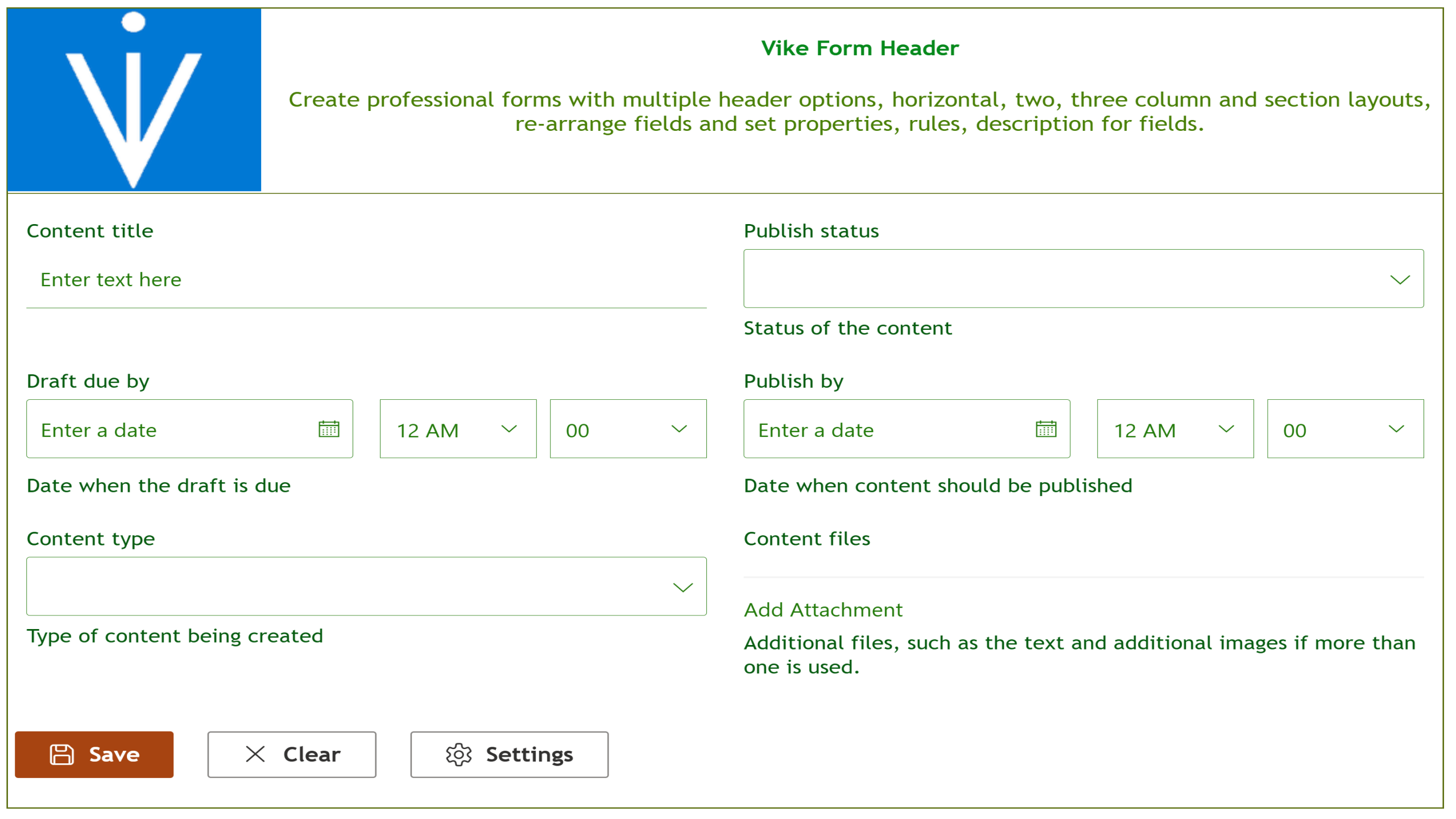 Submit data Form